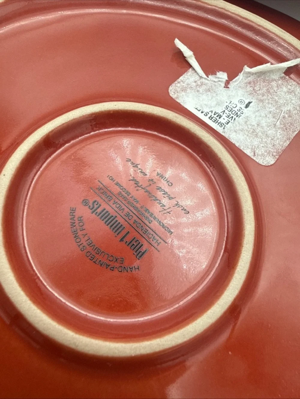 3 Pier 1 Hacienda De Vida Brick distressed 8.75